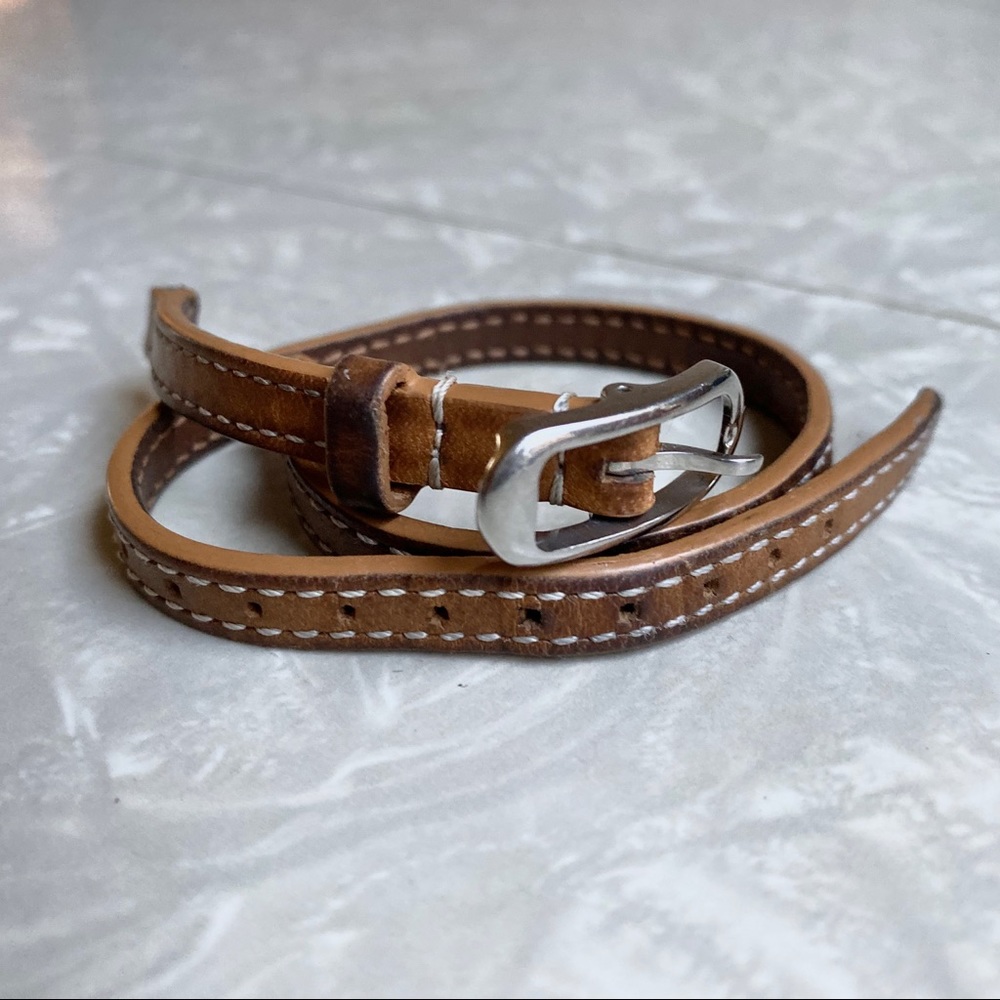 Shinola 8mm Birdy Double Watch Strap Band Brown